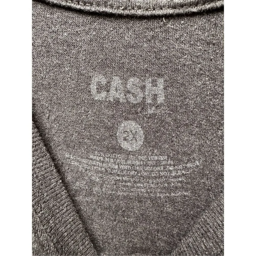 Johnny Cash Man In Black men’s short sleeve black t-shirt size 2XL. #3-1182 - Picture 3 of 3